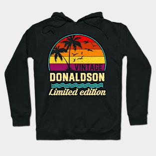 Vintage Donaldson Limited Edition, Surname, Name, Second Name Hoodie